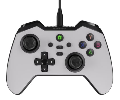 Pad Genesis Mangan 300 Przewodowy biały PC/Switch/Mobile